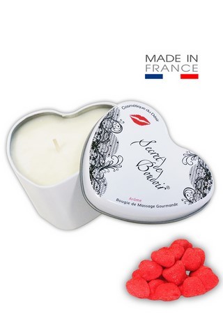 bougie de massage gourmande fraise bonbon secret de boudoir magasin erotique angouleme osez chic