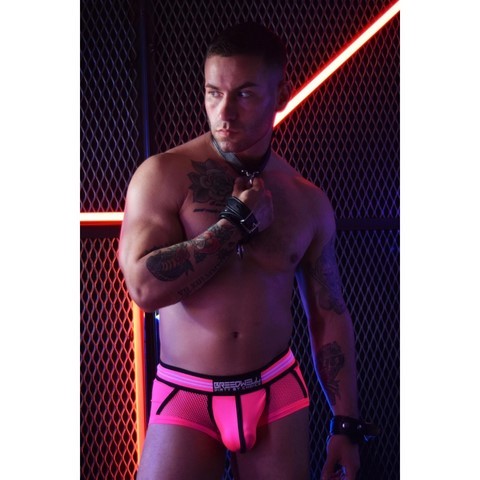 boxer rose fluo dessous homme angouleme osez chic loveshop charente sexshop 16 club libertin elixyr