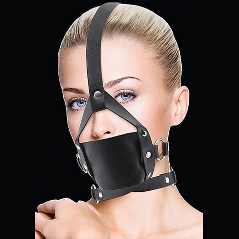 museliere bdsm cuir noir masque magasin erotique charente angouleme osez chic