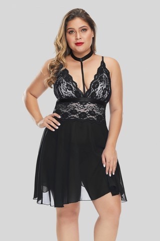 nuisette sexy noire dentelle magasin lingerie grande taille boutique erotique osez chic loveshop charente sexshop 16 cognac 17 saintes 33 bordeaux 24 dordogne