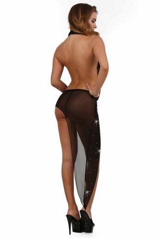 robe sexy noir mini strass magasin pret à porter coquin angouleme boutique erotique osez chic sexshop charente cognac saintes bordeaux limoge perigueux