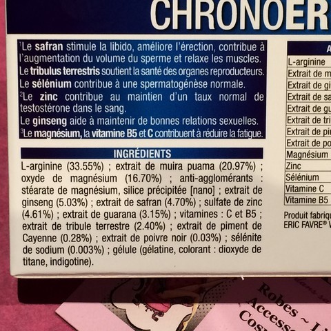 stimulant homme chronoerect